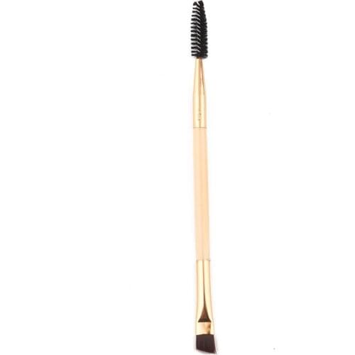 New Arrival Fine bamboo handle Makeup tools double eyebrow brush Eyelash brush Hot Drop Shipping