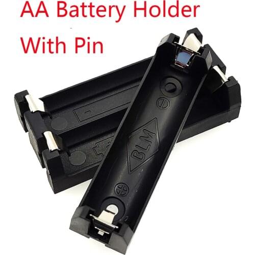 NEW AA Battery Box SMT SMD With Pin AA Battery Holder 14500 Battery Case With Pins