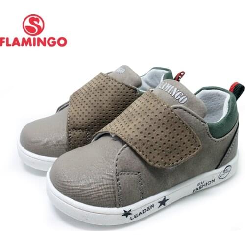 FLAMINGO 2020 Breathable Hook& Loop Spring& Summer Orthotic Outdoor Casual Shoes for Boy Size 19-24 Free Shipping 201P-SW-1796