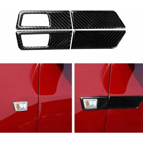 Carbon Fiber Turn Signal Light Panel Trim Cover For Chevrolet Cruze 2009-2015