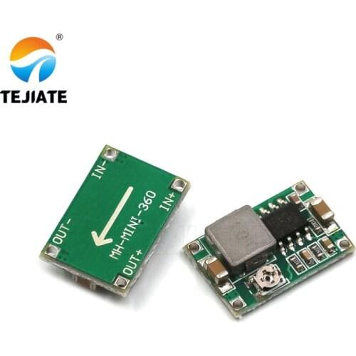 1PCS MP2307 MINI-360 Aviation-model Power Supply Board DC-DC Adjustable Step-down/Stabilize Voltage Module Better Than LM2596