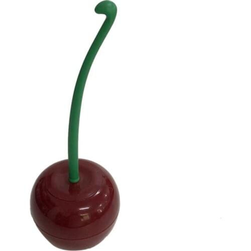 Lovely Cherry Shape Lavatory Brush Toilet Brush & Holder Set Mooie Cherry Vorm Toilet Borstel