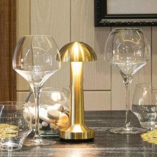 Modern Bar Lamp Led Portable Table Light Chargeable USB Stand Lights for Room Decor Bar Coffee Night Lamps Touch Sensor Lighting