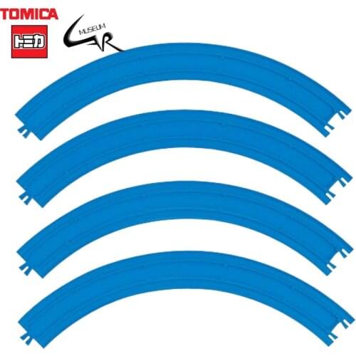 Takara Tomy Tomic Plarail Train Track Accessories R-09 Double Track Outside Curve Children Toys