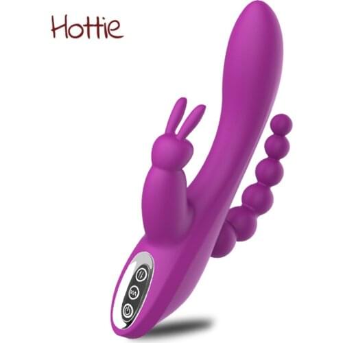 3-1 Rabbit Vibrator Anal Plug G Spot Clitoris Stimulator For Sex Toys for Women Adults Couples Dildo Remote Control