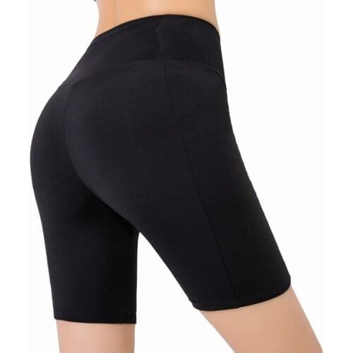 WHOUARE Women Cycling Shorts High Waist Yoga Sport Fitness Short Pants Gym Essentials Hip Lift Quick Dry Women Yoga Shorts