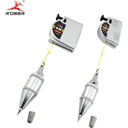 RDEER 1PC Magnetic Line Hammer 3m/6m Suspension Vertical Pendant Hammer Woodworking Construction Tools