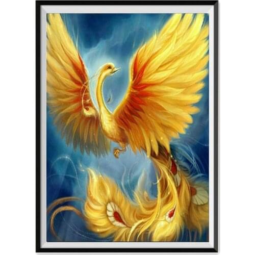 5d Diamond Painting Animal Phoenix Diy Cross Stitch Kit Home Decoration Christmas Gift Wall Decoration