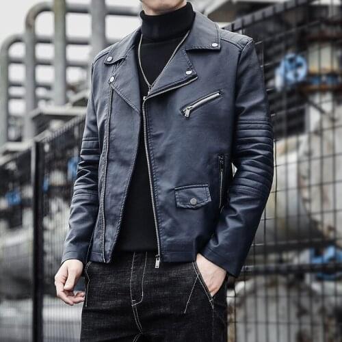 Baoukoo Men's Faux Leather Jackets