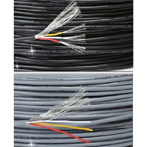 Free shipping 10M UL2547 Shielded wire 22/24/26/28AWG 2core / 3core/4core/Signal Audio shielding cable