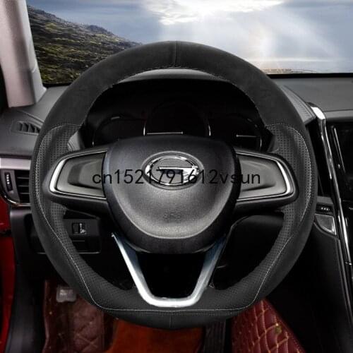 DIY Sew Customized Steering Wheel Cover For Trumpchi GS4 GS3S GA4 GA6 GS5 GS7 GS8 Car Accessories