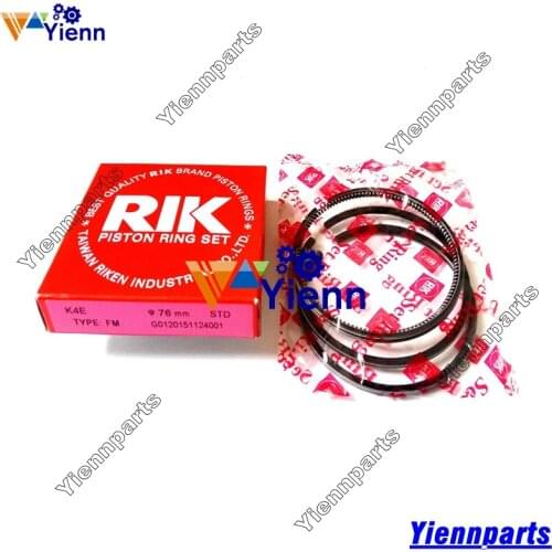 For Mitsubishi K3E Piston Ring Set STD Size MM431579 For CASE-IH S245 S255 Tractors For Mitsubishi K3E Diesel Engine Spare Parts