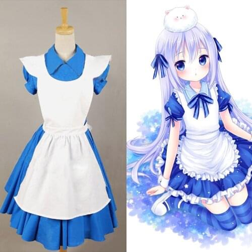 Halloween Maid Costumes Womens Adult Alice Costume Suit Maids Lolita Fancy Dress Cosplay Costume full sets