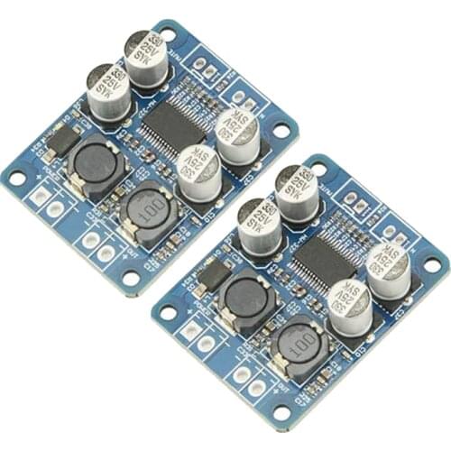 Hot 2PCS TPA3118 PBTL Single Channel Digital Audio Power Amplifier Board Module 1X60W DC 12V-24V Converter for Audio System