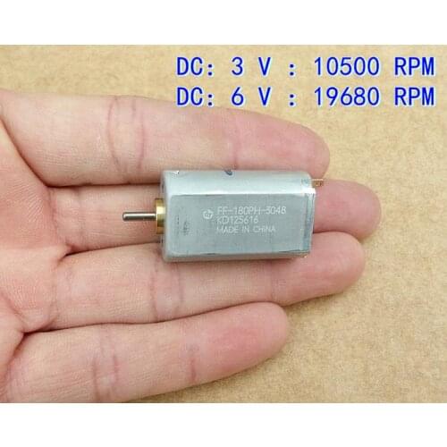 Mabuchi 180PH-3048 noble metal micro DC motor 3V-6V high speed motor power /DIY electric tools / toys