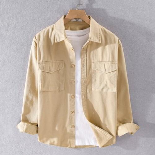 New brand cotton jacket men casual fashion jackets for men solid loose spring and autumn jacket mens comfortable jackets male