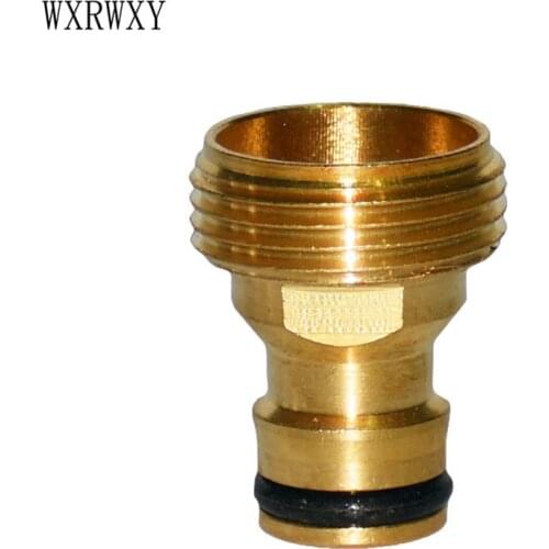 Male 3/4 Quick connector Brass 5/8" water gun threaded connector brass adapter tap fittings watering 2 pcs