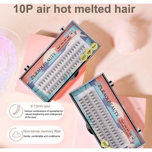 False Eyelashes Fusing Artificial Reusable Long Extension Tool Fluffy Soft Wispy Volume Cross Full Strip Lashes Makeup Eyeshes