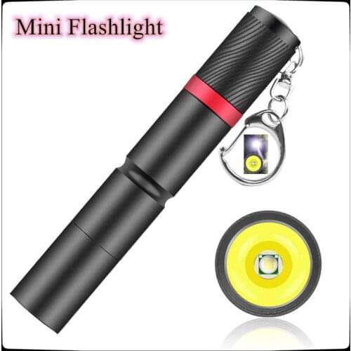 XPE Glare Flashlight Portable Mini Flashlight Waterproof Led Flashlight Pocket Flashlight 3 Modes With Pen Clip Flashlight