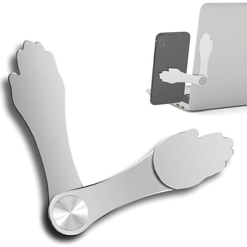 Aluminum Alloy Mobile Phone Stand Laptop Extension Stand Folding 2 in 1 Stand Professional Design To Prop Up for Phone Laptop