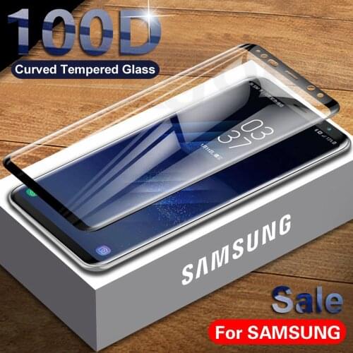 Full cover for samsung galaxy note 8 9 note 10 plus pro lite tempered glass protective film phone screen protector smartphone