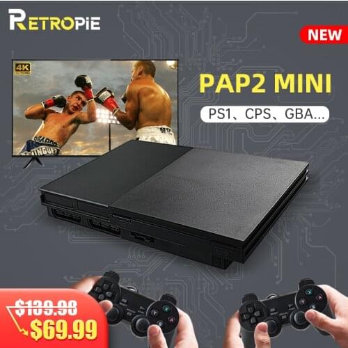 RETROPIE PAP2 32 Bit Retro Video Game Console Family TV Mini Game Box 5200 Games PS1 Game Emulator HD Out Childrens gifts