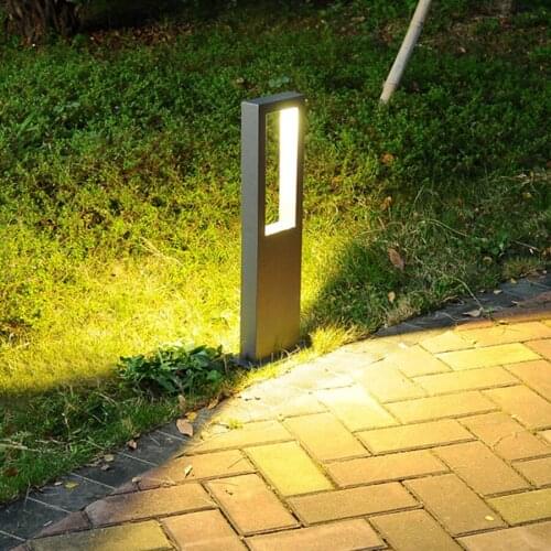 Thrisdar 60CM Outdoor Garden Lawn Light Waterproof Landscape Pathway Pillar Light Community Villa Square Courtyard Bollards Lamp