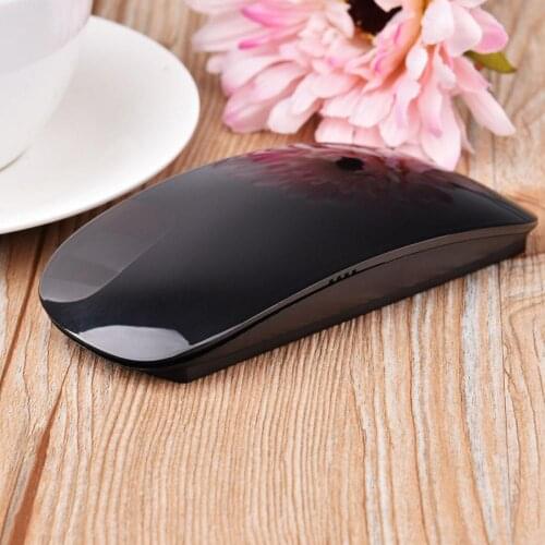 Ultra-slim 1200DPI 2.4GHz Optical Wireless Touch Mouse for PC Computer Laptop Flat touch mouse For Apple Phone Mac