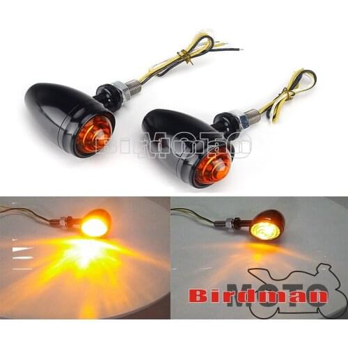 2PCS 10mm Universal LED Motorcycle Turn Signal Indicator 12v Amber Flasher Indicator Blinker Rear Lights Lamp Accessories