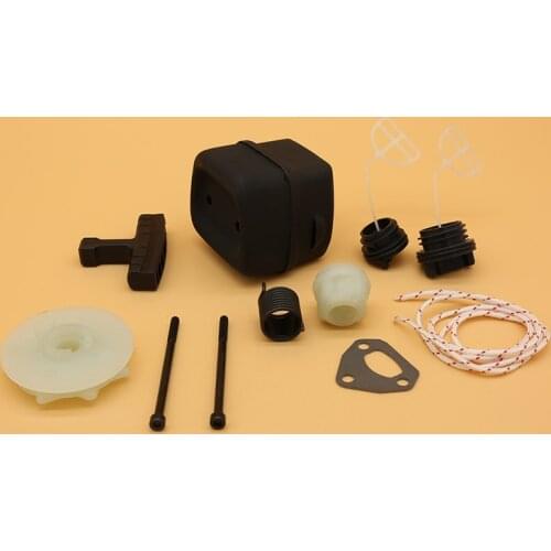 Exhaust Muffler Bolt Gasket Oil Cap Pulley Fuel Kit Fit HUSQVARNA 137 137E 142 142E Garden Chainsaw Replacement Parts