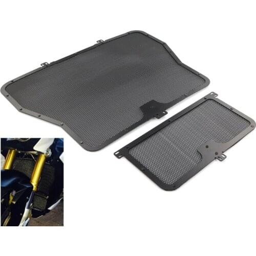 For BMW S1000XR S1000R S1000RR HP4 2009 2010 2011 2012 2013-2016 Motorcycle Radiator Guard Grill Oil Cooler Protector Black