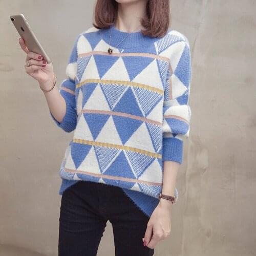 Loose Thick Oversized Plus Large Size Female Woman Blouses Winter WomenS Sweaters Clothing Latest 2020 Spring Autumn D0550