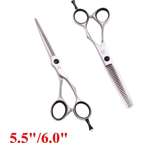 50Pcs 5.5 6'' Hair Scissors Japanese Steel 440c Professional Scissors Hight Quality Hairdressing Scissors Cutting Thinning 9201