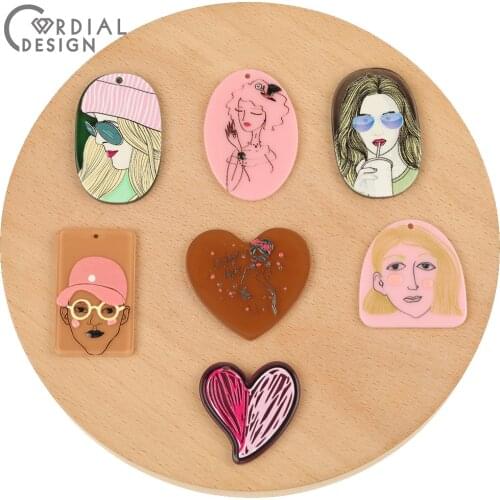 Cordial Design 50Pcs Jewelry Accessories/Choose/Pendant/DIY Charms/Jewelry Findings & Components/Multi Shape/Hand Made