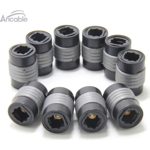 Ancable Fiber Optic Toslink Female to Toslink Female Coupler (Pack of 10)