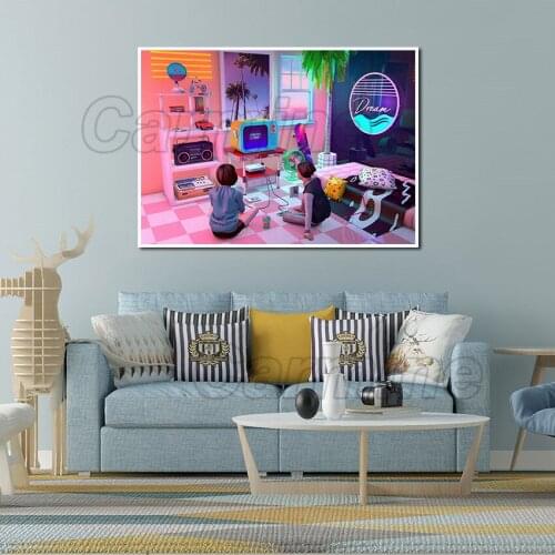 Anime Poster Cartoon Game Anime Time Hd Print Painting Poster Home Living Room and Bedroom Wall Art Decoration Can Be Customized