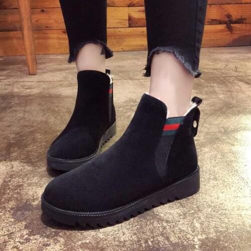 2019 womens boots 2019 fashion warm winter boots women new round toe feet women casual shoes size 35-40