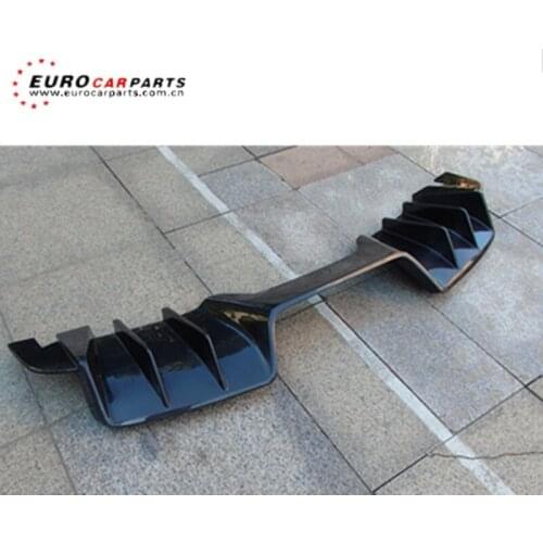 C7 PD style carbon fiber material rear diffuser with customer feedback