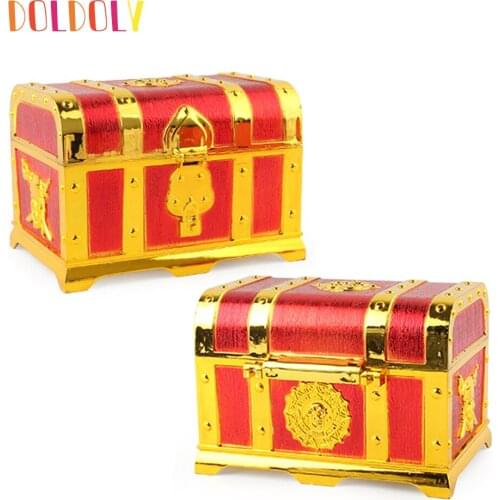 Doldoly Plastic Pirate Gold Coin Halloween Children Birthday Party Decoration Fake Gold Treasure Party Supplies Gifts Kids Favor