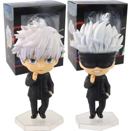 10cm Jujutsu Kaisen Anime Inumaki Toge Gojo Satoru Kawaii PVC Action Figure Cartoon Decoration Model Toys Kids Gift Brinquedos