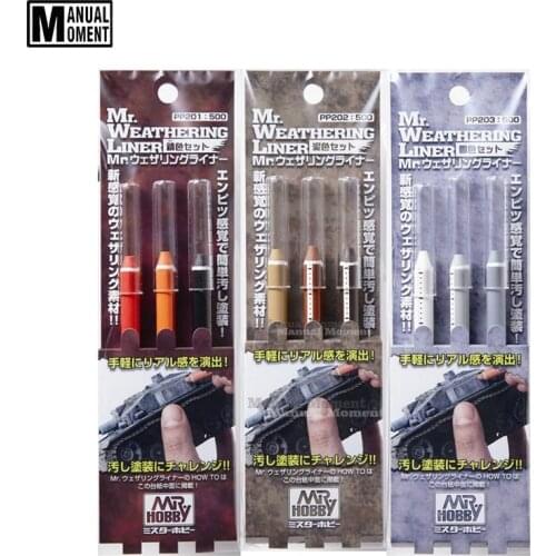 Hobby Weathering Liner Rust Color Set Scenario Modelling Pigment Do Old Effect of Battle Damage Model Special Accessories