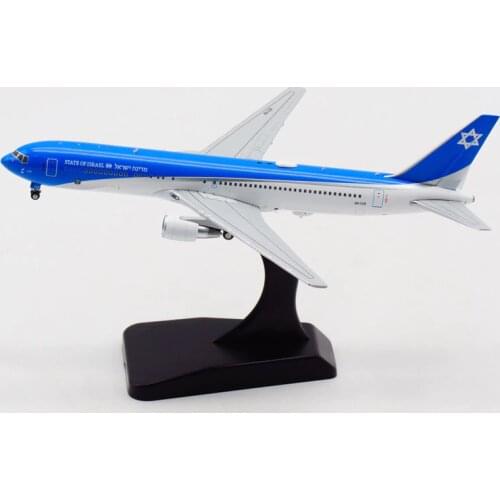 1:400 B767-300ER 4X-ISR ISRAEL El Al Air Israel Government Airlines Alloy Aircraft Plane Toy Airliner W landing gear toy