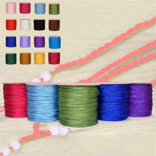 0.8mm 45m Nylon Cord Thread Cord String Strap Necklace Rope Bead DIY Jewelry Making for Bracelet