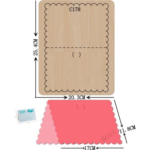 New Card, invitation Wooden die Scrapbooking C-178 Cutting Dies