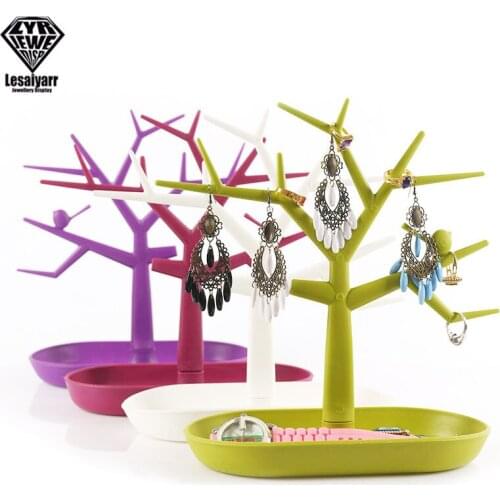 New Style Little Bird Earrings Necklace Ring Pendant Bracelet Jewelry Display Stand Tray Tree Storage Racks Organizer Holder