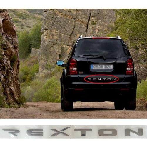 Genuine rear trunk rear door logo emblem for Ssangyong REXTON 2006-2012 rear trunk lid logo badge 7991008020 Rear bumper sign