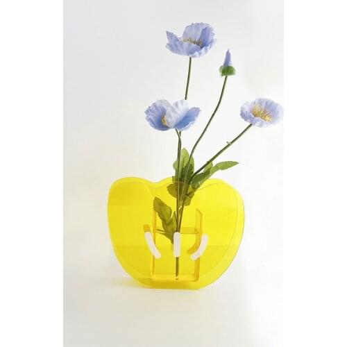 Living Room Decoration Transparent Acrylic Home Decor Highqualityjardinierepot Home Vase Art Vintage Gradient Floral