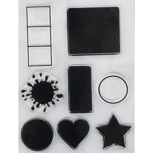 Swatches Transparent Clear Silicone Stamp/Seal for DIY scrapbooking/photo album Decorative clear stamp A0314