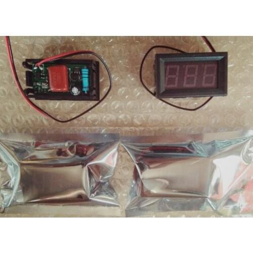 LED Digital Display Two Line AC Voltmeter Head Two-wire Digital Voltmeter AC220V Mains Supply 70V~500V