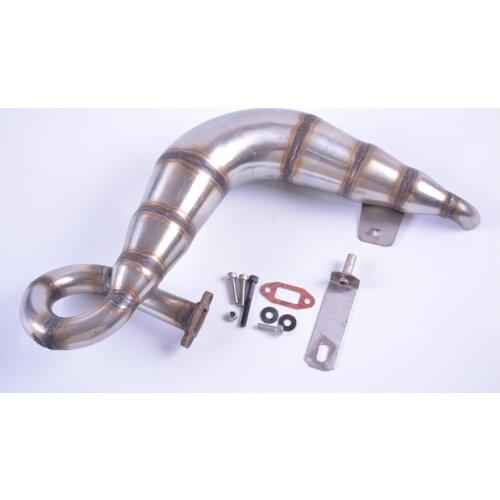 High torque pop sound exhaust pipe Power lift exhaust pipe for Losi 5ive-T Rovan LT KM-X2 DTT